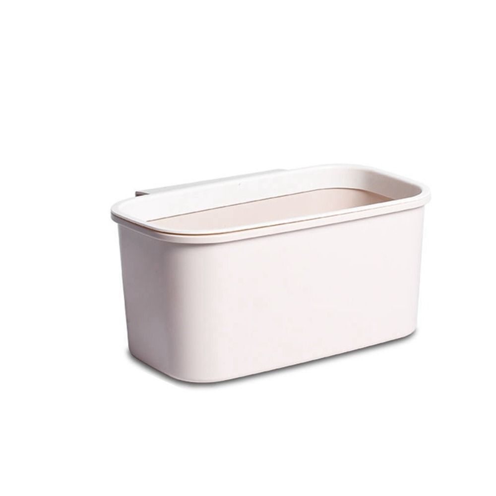 Прочная пластиковая прикроватная подвесная корзина серая компактная подвесная мусорная корзина без крышки маленькое мусорное ведро для кухни абрикосовый