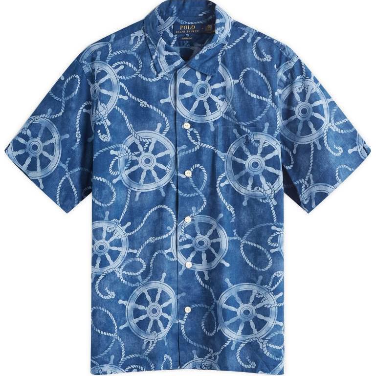 Polo Ralph Lauren Printed Single-Breasted Short Sleeve Shirt Men shirts Blue 710942683-001 XS
Polo Ralph Lauren Printed Single-Breasted Short Sleeve Shirt Men shirts Blue 710942683-001 XS