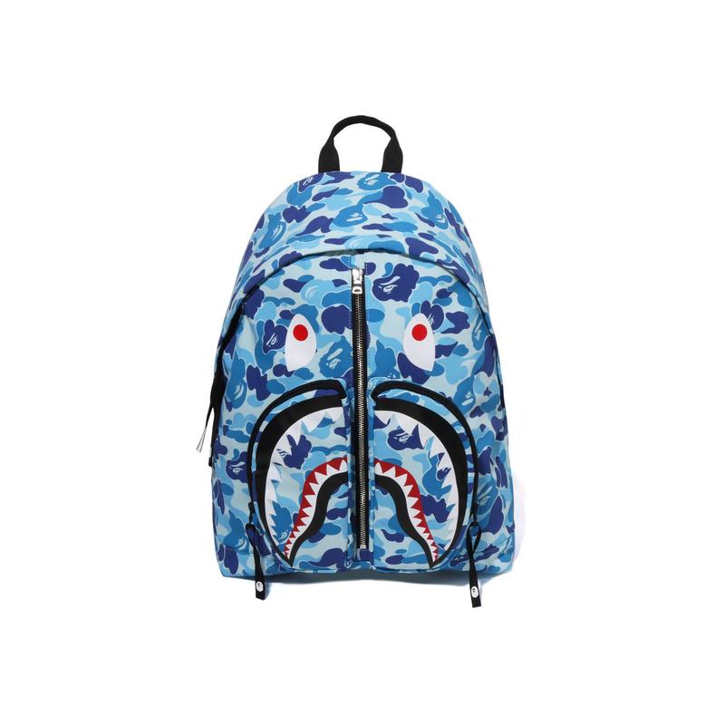 A Bathing Ape Camouflage Shark Pattern Fabric Backpack Regular Couple Style Unisex backpack Blue Green Pink 0ZXBGM002891Q Blue
A Bathing Ape Camouflage Shark Pattern Fabric Backpack Regular Couple Style Unisex backpack Blue Green Pink 0ZXBGM002891Q Blue