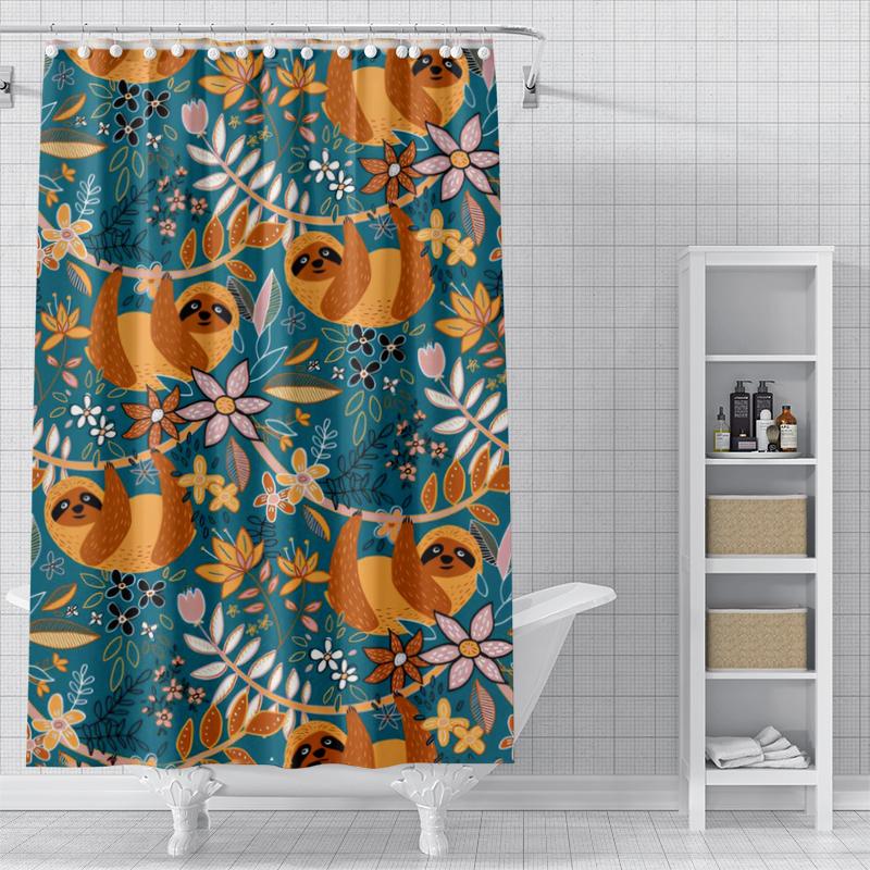 Home Shower Curtains For Bathroom Waterproof Fabric Modern Nordic Style Bathroom Curtain 180X200 Catton Plant Fruit Cute Animal W60H190(CM)-1 Pcs
Home Shower Curtains For Bathroom Waterproof Fabric Modern Nordic Style Bathroom Curtain 180X200 Catton Plant Fruit Cute Animal W60H190(CM)-1 Pcs