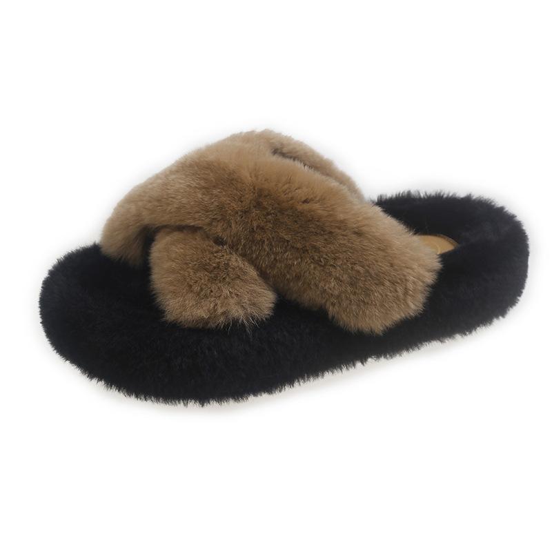 2024 autumn and winter new casual cross fashion ins niche thick bottom heightening versatile real hair hair slippers women 40 хакі
2024 autumn and winter new casual cross fashion ins niche thick bottom heightening versatile real hair hair slippers women 40 хакі