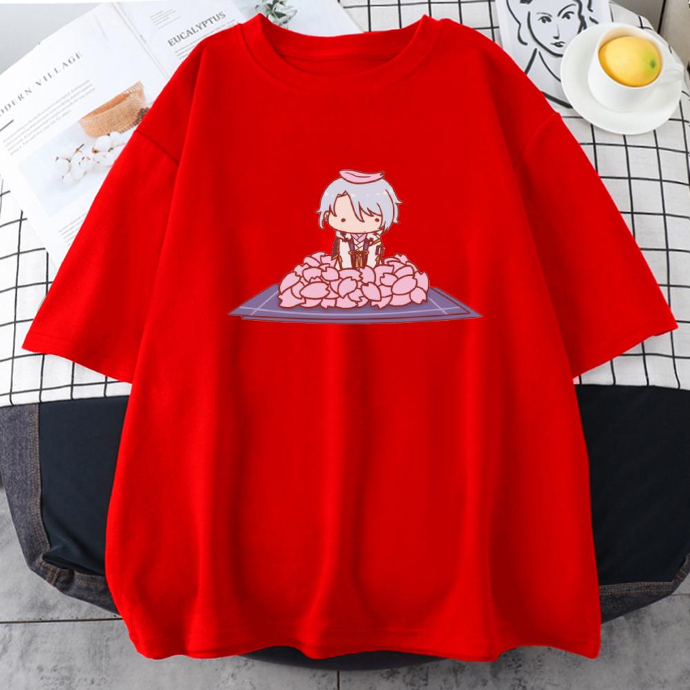 Game Genshin Impact T Shirt Kamisato Ayato and Thoma Summer 100 Cotton Kawaii Cartoon Tops Short Sleeve Women Tees Print Casual 2XL
Game Genshin Impact T Shirt Kamisato Ayato and Thoma Summer 100 Cotton Kawaii Cartoon Tops Short Sleeve Women Tees Print Casual 2XL