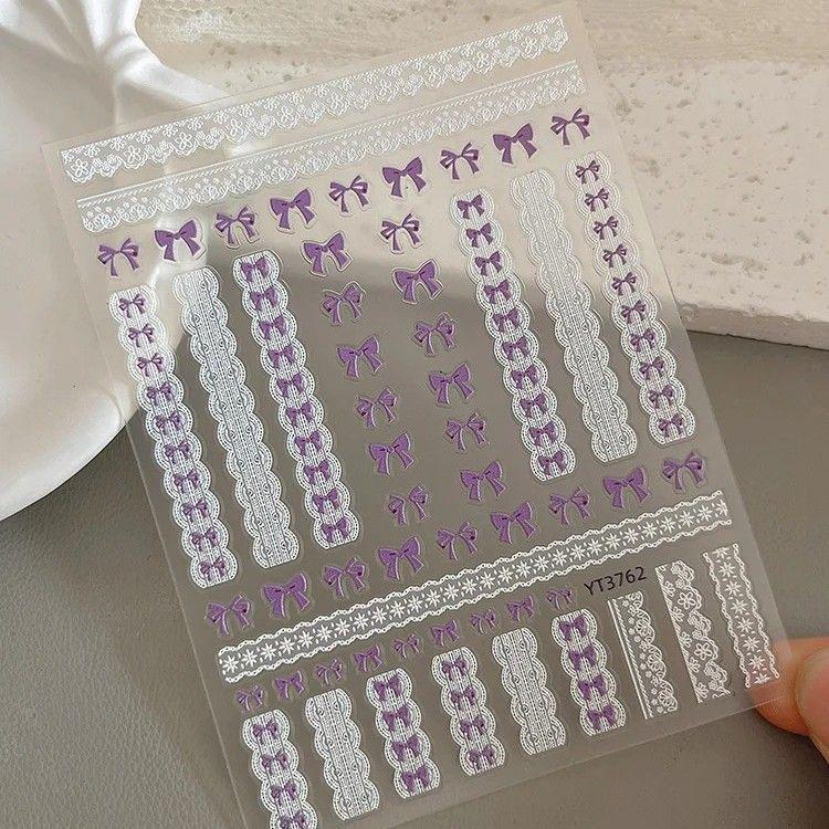 Sweetheart Bow Knot 3D Lace Nail Stickers - Y2K Embossed Design for Girls
Sweetheart Bow Knot 3D Lace Nail Stickers - Y2K Embossed Design for Girls