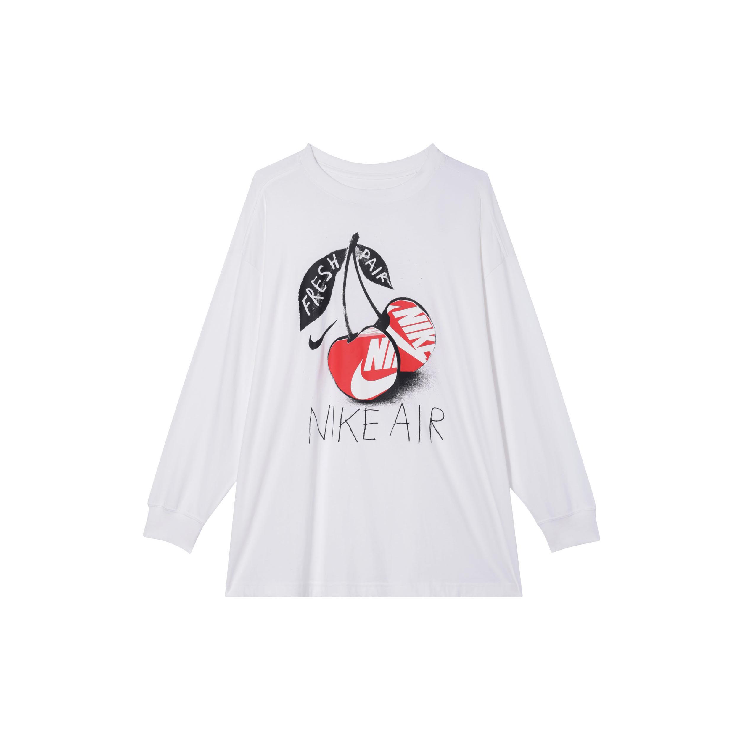 New Nike Sportswear Women s Cherry Print Retro Loose Fit T-Shirt White FD2567-100 XL
New Nike Sportswear Women s Cherry Print Retro Loose Fit T-Shirt White FD2567-100 XL