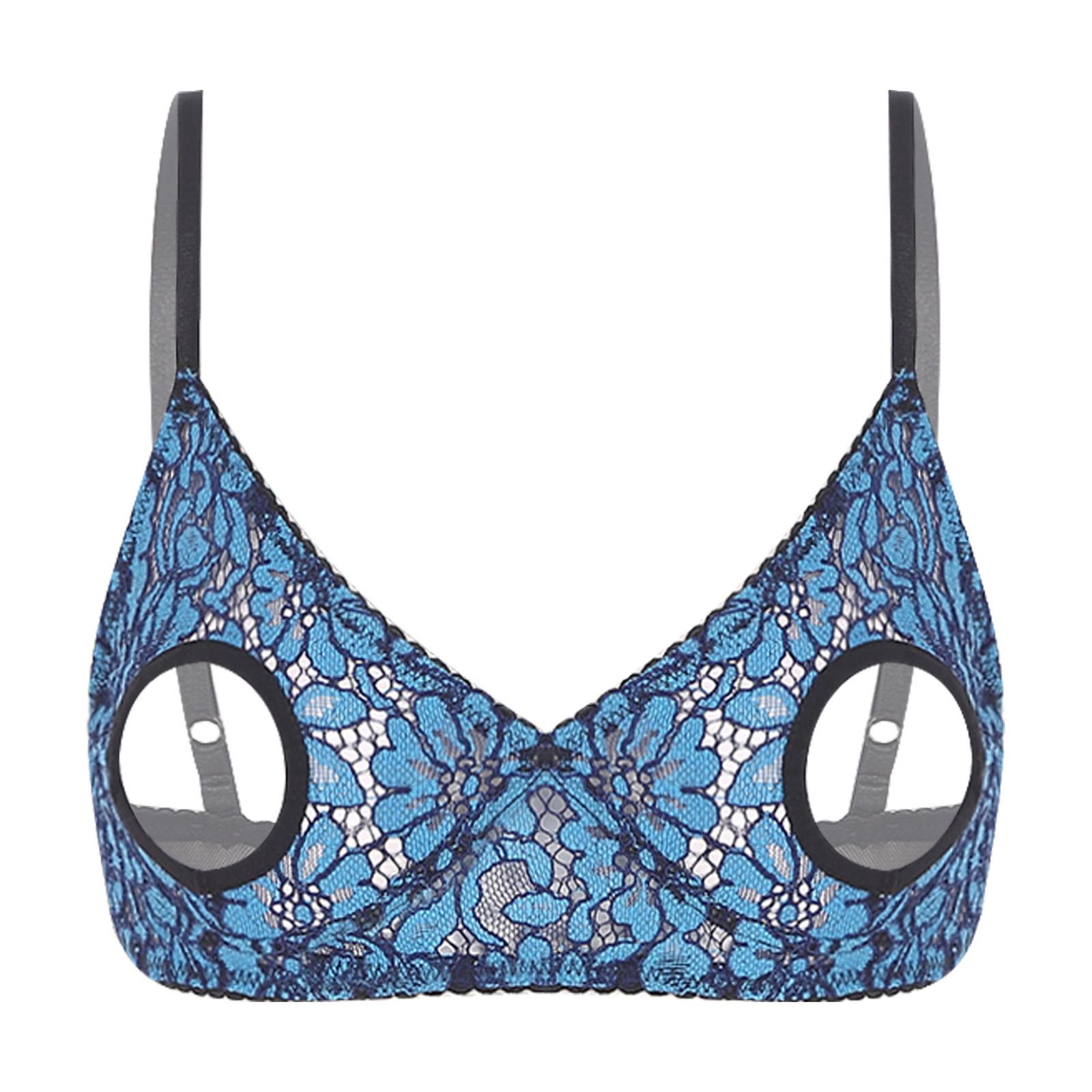 Жіноча білизна Мереживний виріз Соски Бюстгальтер Топи Сексуальний порожнистий Непідкладний бюстгальтер Бралетт 5XL синій
Жіноча білизна Мереживний виріз Соски Бюстгальтер Топи Сексуальний порожнистий Непідкладний бюстгальтер Бралетт 5XL синій