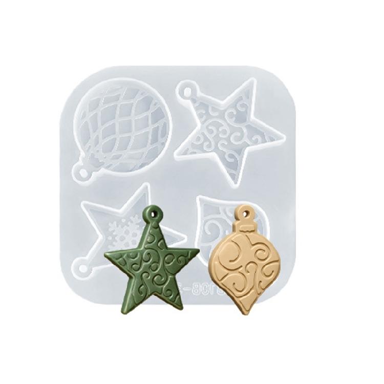 Handmade Jewelry Decoration Mould Key Chain Hangings Epoxy Resin Christmas Tree Star Pendant Mold Gift Accessories
Handmade Jewelry Decoration Mould Key Chain Hangings Epoxy Resin Christmas Tree Star Pendant Mold Gift Accessories
