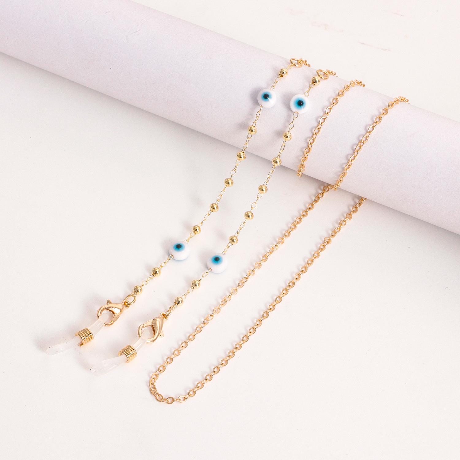 European and American accessories masks hanging chain glasses hanging chain metal glasses chain devil s eye mask chain spot
European and American accessories masks hanging chain glasses hanging chain metal glasses chain devil s eye mask chain spot