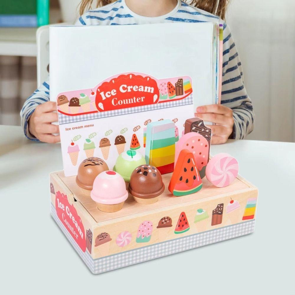 Simulation Food Counter Playset Pretend Toys Play House Popsicle Dessert Model Toys Girls Boys 1set
Simulation Food Counter Playset Pretend Toys Play House Popsicle Dessert Model Toys Girls Boys 1set