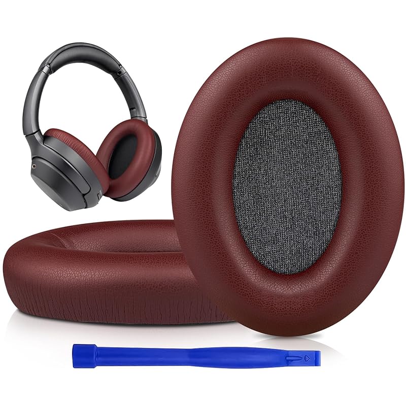 SOULWIT ear pads ear cushion for replacement Sony WH-1000XM3 (WH1000XM3) over ear headphones Compatible with (burgundy)
SOULWIT ear pads ear cushion for replacement Sony WH-1000XM3 (WH1000XM3) over ear headphones Compatible with (burgundy)