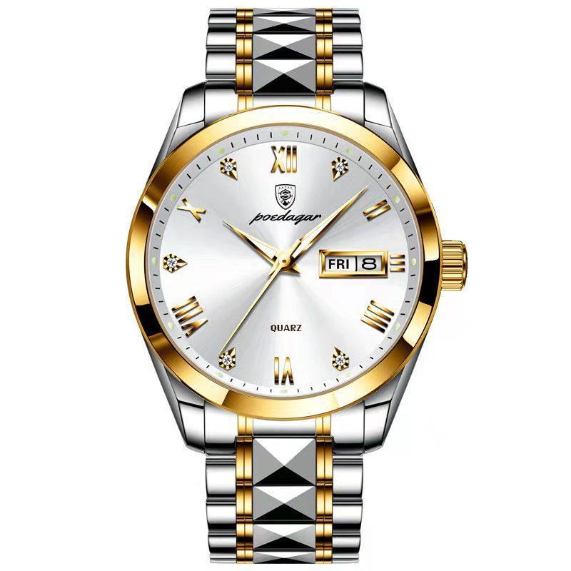 Poedagar Top Brand Luxury Fashion Green Dial Watch Men Waterproof Luminous Week Date Clock Sport Watches Quartz Wristwatch No золотий/білий
Poedagar Top Brand Luxury Fashion Green Dial Watch Men Waterproof Luminous Week Date Clock Sport Watches Quartz Wristwatch No золотий/білий