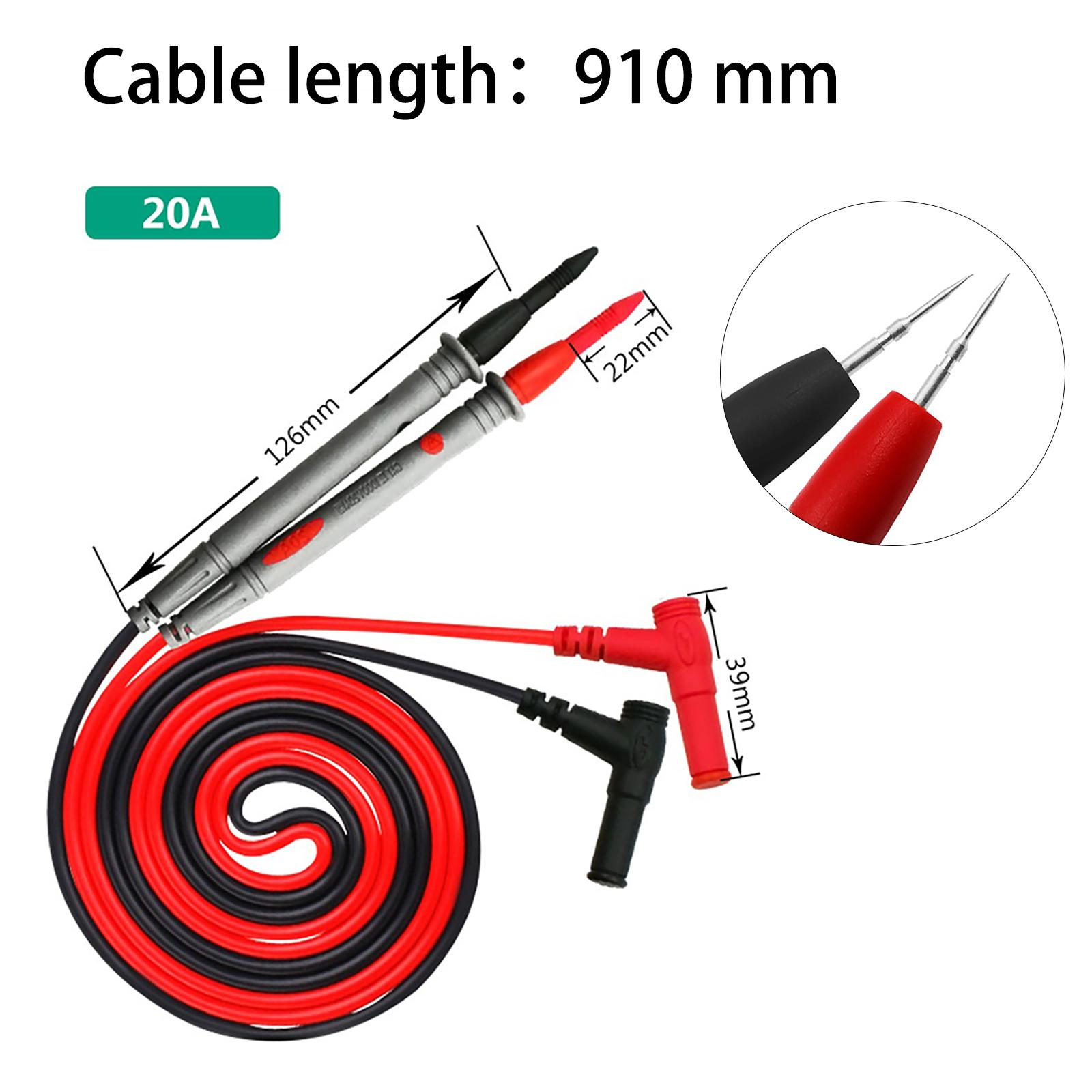 1 Set Multimeter Voltmeter Cable Ultra Fine Needle Tester Unique Probe Test Lead Cord For Electric Equipment Testing Supplies срібний
1 Set Multimeter Voltmeter Cable Ultra Fine Needle Tester Unique Probe Test Lead Cord For Electric Equipment Testing Supplies срібний