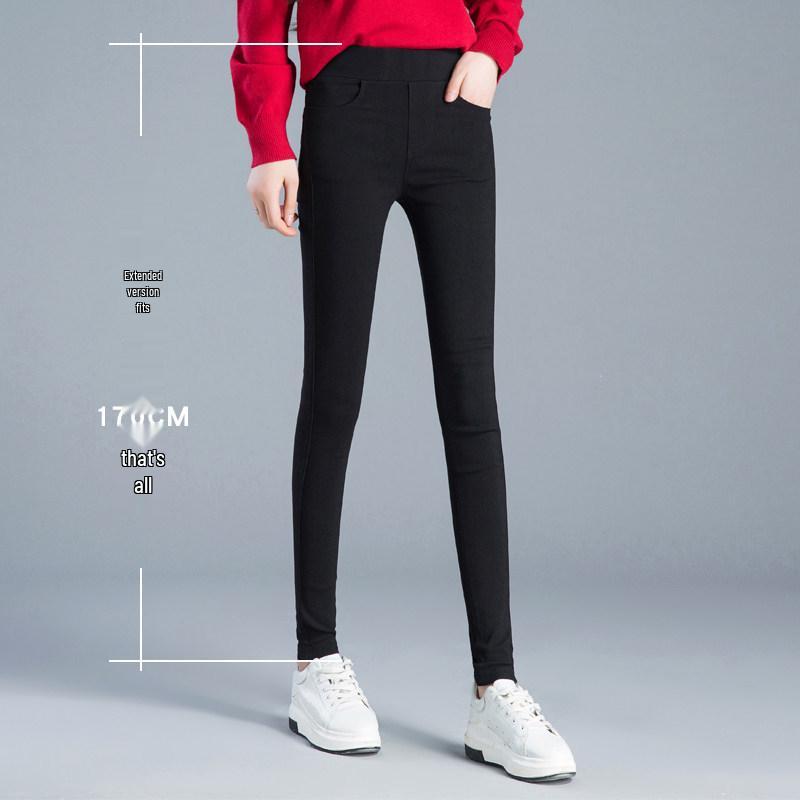 High Waist Velvet-Lined Extended Leggings for Tall Women - Super Long, Thick Cotton Skinny Pants for Autumn/Winter M
High Waist Velvet-Lined Extended Leggings for Tall Women - Super Long, Thick Cotton Skinny Pants for Autumn/Winter M