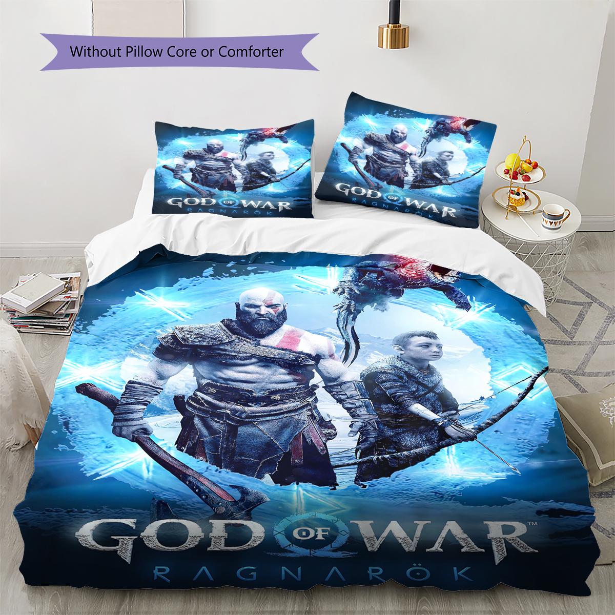 Постельное белье с узором God of War Комплект одеял Пододеяльник Наволочка Домашний Декор Подарок (1 пододеяльник + 2 наволочки, без наполнителя) 135x200cm
Постельное белье с узором God of War Комплект одеял Пододеяльник Наволочка Домашний Декор Подарок (1 пододеяльник + 2 наволочки, без наполнителя) 135x200cm