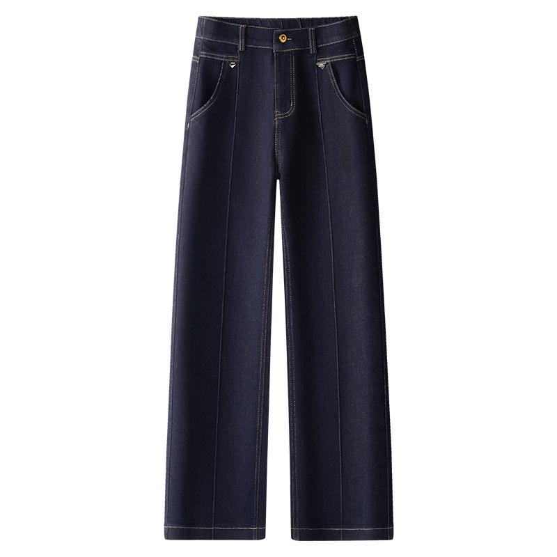 Women s Dark Blue Jeans: 2024 Spring/Autumn Loose Slim Fit Straight-Leg & Slimming Wide-Leg Pants L
Women s Dark Blue Jeans: 2024 Spring/Autumn Loose Slim Fit Straight-Leg & Slimming Wide-Leg Pants L