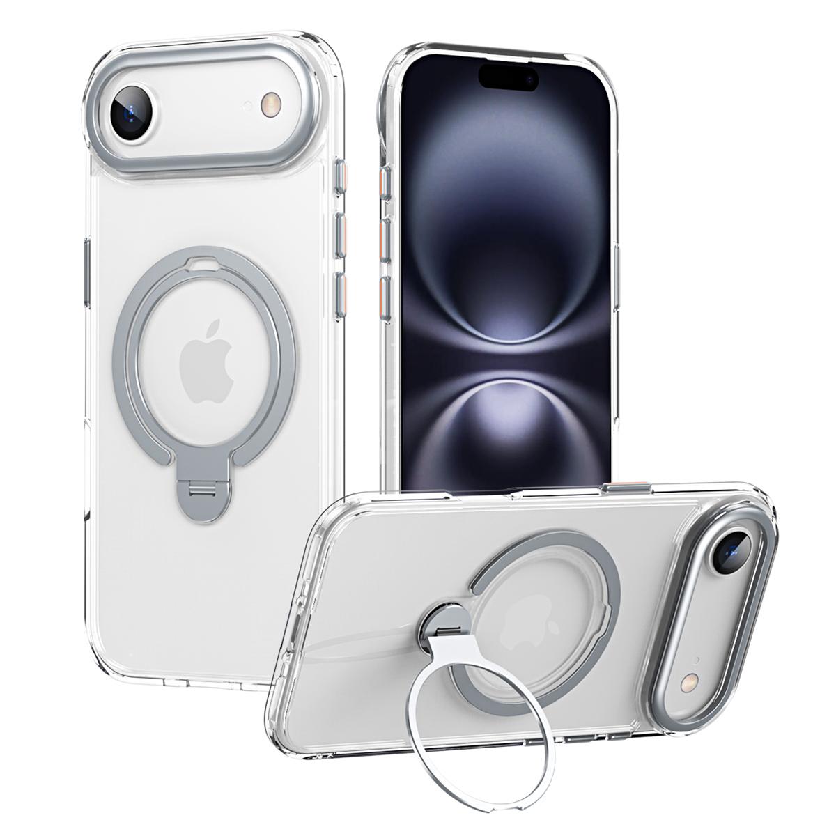 For iPhone 17 Air Phone Case Compatible with MagSafe Kickstand Matte Back Cover Transparent
For iPhone 17 Air Phone Case Compatible with MagSafe Kickstand Matte Back Cover Transparent