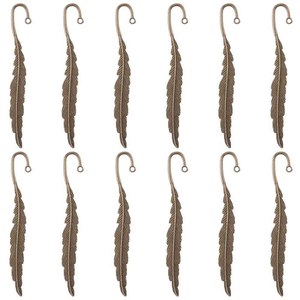 12 шт., 11,5 см, металлические закладки, закладки с листьями и перьями, забавные винтажные закладки для офиса 
12 шт., 11,5 см, металлические закладки, закладки с листьями и перьями, забавные винтажные закладки для офиса