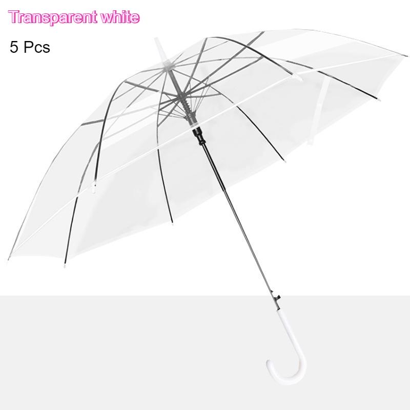 5-12pcs Frosted Transparent 90cm Umbrella Bulk Sets Woman Ultralight Metro Stations Wedding Travel 8 Bones Long Handle Umbrellas Iron&8K
5-12pcs Frosted Transparent 90cm Umbrella Bulk Sets Woman Ultralight Metro Stations Wedding Travel 8 Bones Long Handle Umbrellas Iron&8K