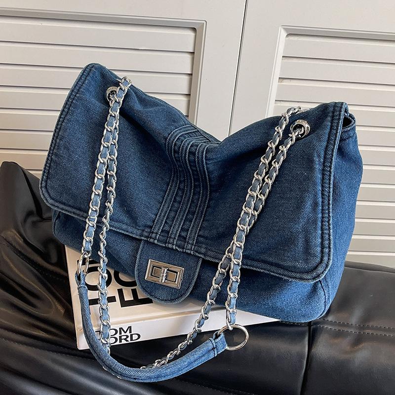 Джинсовая сумка женская сумка-тоут большая вместимость летняя сумка-мессенджер 2025 новая универсальная сумка-класс с цепочкой синий
Джинсовая сумка женская сумка-тоут большая вместимость летняя сумка-мессенджер 2025 новая универсальная сумка-класс с цепочкой синий