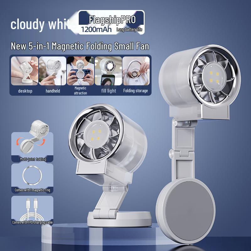 Portable Foldable Magnetic Fan with USB Charging - Ideal for Desktop or Handheld Use 18*6*5.5 cm белый
Portable Foldable Magnetic Fan with USB Charging - Ideal for Desktop or Handheld Use 18*6*5.5 cm белый