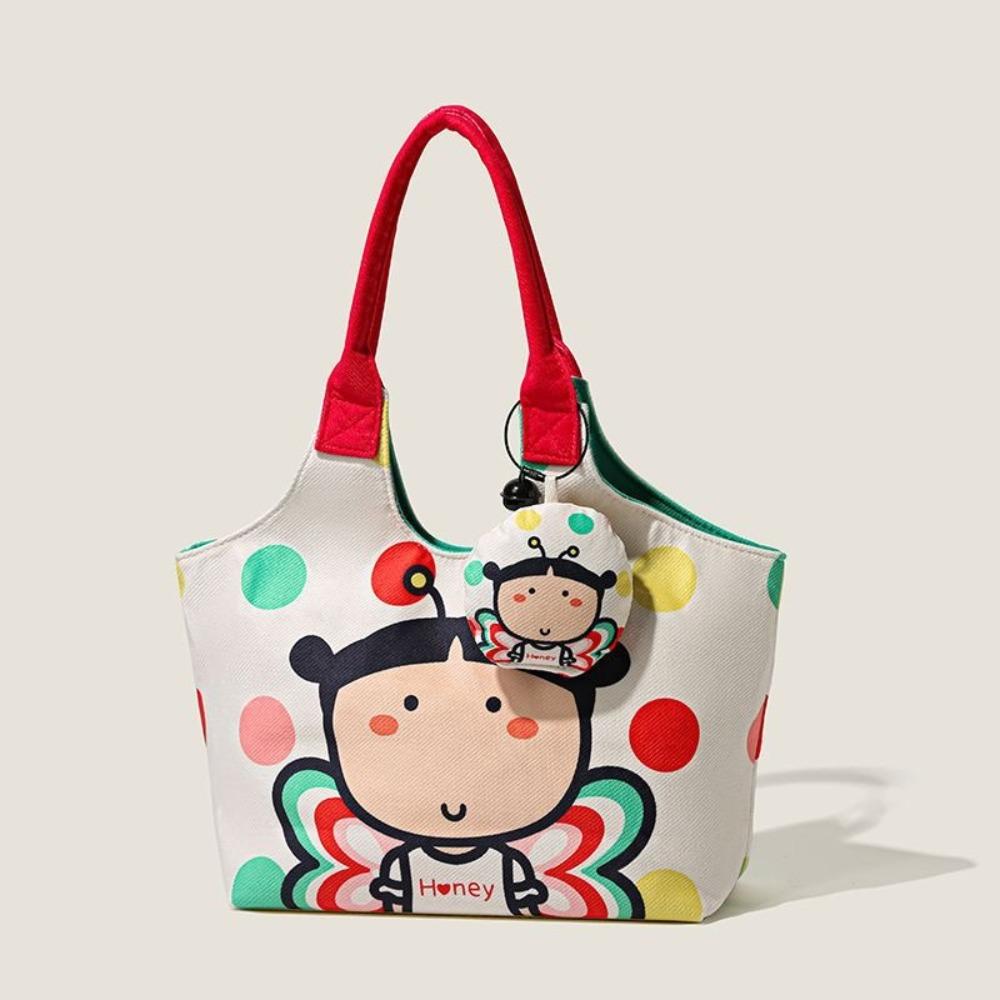 Fashion Cute Print Women s Cartoon Handbag Portable Durable Shoulder Bag Shell Bag Canvas Bag Travel Fabric Handbag
Fashion Cute Print Women s Cartoon Handbag Portable Durable Shoulder Bag Shell Bag Canvas Bag Travel Fabric Handbag