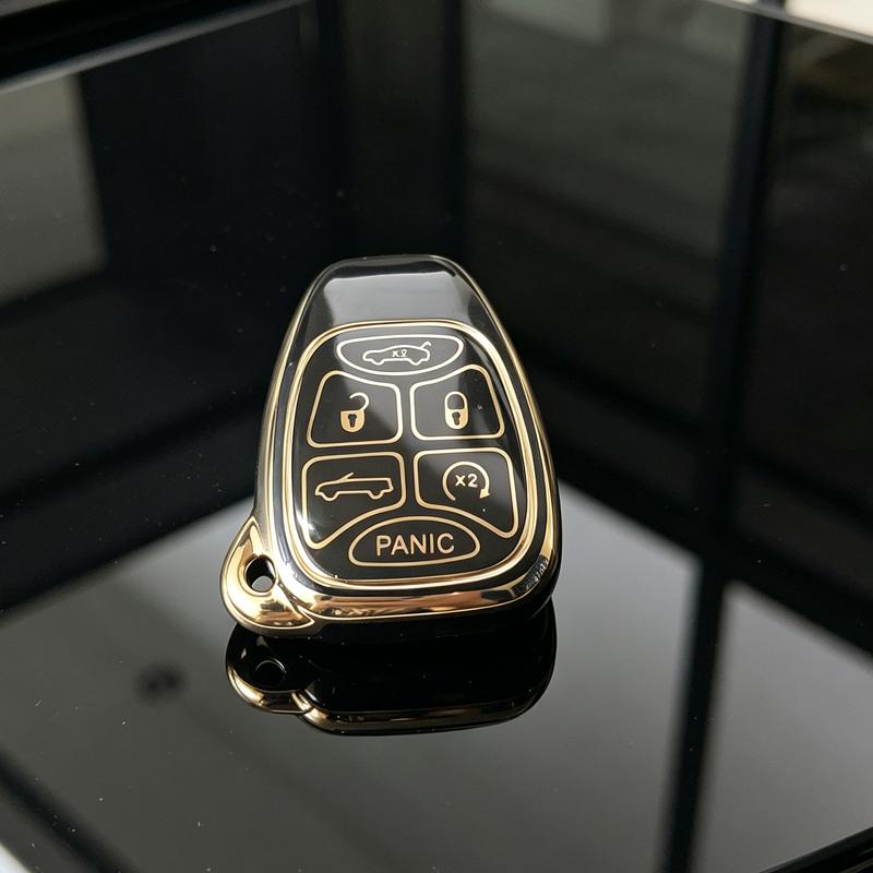 Gold Edged Tpu For Jeep Wrangler Compass Patriot Liberty For Chrysler 300 Dodge Caliber Nitro Pacifica Car Key Case Cover Fob
Gold Edged Tpu For Jeep Wrangler Compass Patriot Liberty For Chrysler 300 Dodge Caliber Nitro Pacifica Car Key Case Cover Fob