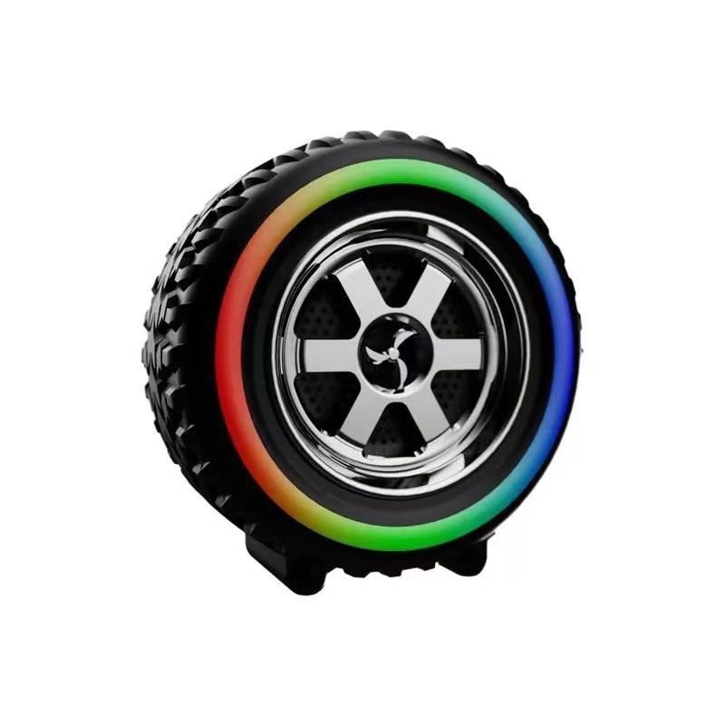 Creative Car Wheel Shape Bluetooth Speaker with Led Light RGB Portable Outdoor Music Wireless Speaker Car Decor for Funny Gifts G2389
Creative Car Wheel Shape Bluetooth Speaker with Led Light RGB Portable Outdoor Music Wireless Speaker Car Decor for Funny Gifts G2389