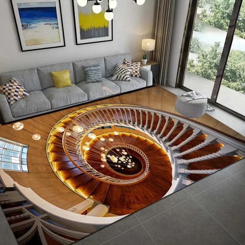 3D Rotating Staircase Illusion Carpet for Living Room Area Rug Bedroom Home Decoration Bedside Non-slip Floor Mat Washable 40x60cm 16x24 inch
3D Rotating Staircase Illusion Carpet for Living Room Area Rug Bedroom Home Decoration Bedside Non-slip Floor Mat Washable 40x60cm 16x24 inch