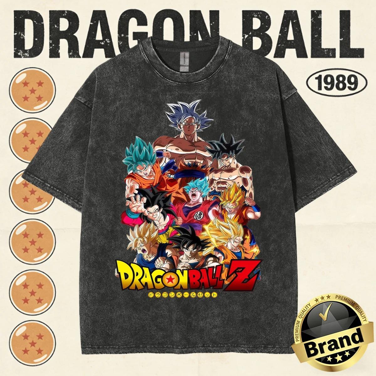 Hot Sale Dragon Ball Graphic Print T-Shirt Men Women Vintage Washed Cotton Summer New Tee Streetwear Y2K Harajuku Fashion Casual Oversized Top L
Hot Sale Dragon Ball Graphic Print T-Shirt Men Women Vintage Washed Cotton Summer New Tee Streetwear Y2K Harajuku Fashion Casual Oversized Top L