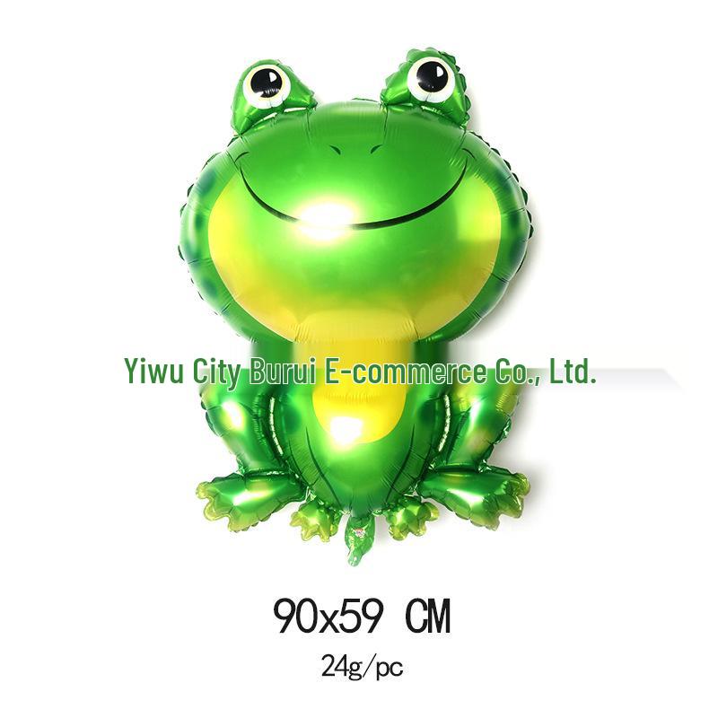 Large Green Frog Balloon Decor for Children s Birthday Aluminum Foil
Large Green Frog Balloon Decor for Children s Birthday Aluminum Foil