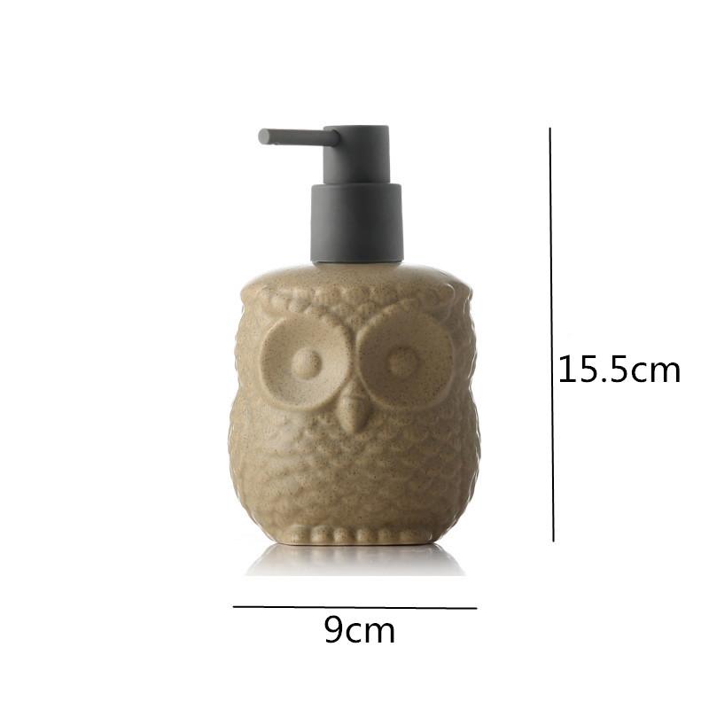 Owl Squirrel Lotion Bottle Bathroom Products Ceramics Soap Dispenser Handwashing Fluid Dispenser Bathroom Press The Bottle коричневий
Owl Squirrel Lotion Bottle Bathroom Products Ceramics Soap Dispenser Handwashing Fluid Dispenser Bathroom Press The Bottle коричневий