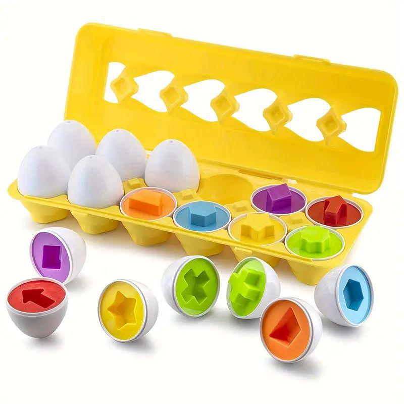Montessori Shape Matching Color Recognition Egg for Toddlers (1-3 Years)
Montessori Shape Matching Color Recognition Egg for Toddlers (1-3 Years)