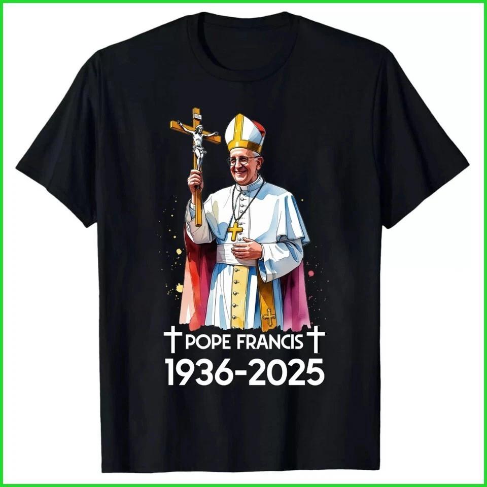 Pope Francis Tribute 1936-2025 T-shirt S to 5XL 2F1413 4XL
Pope Francis Tribute 1936-2025 T-shirt S to 5XL 2F1413 4XL