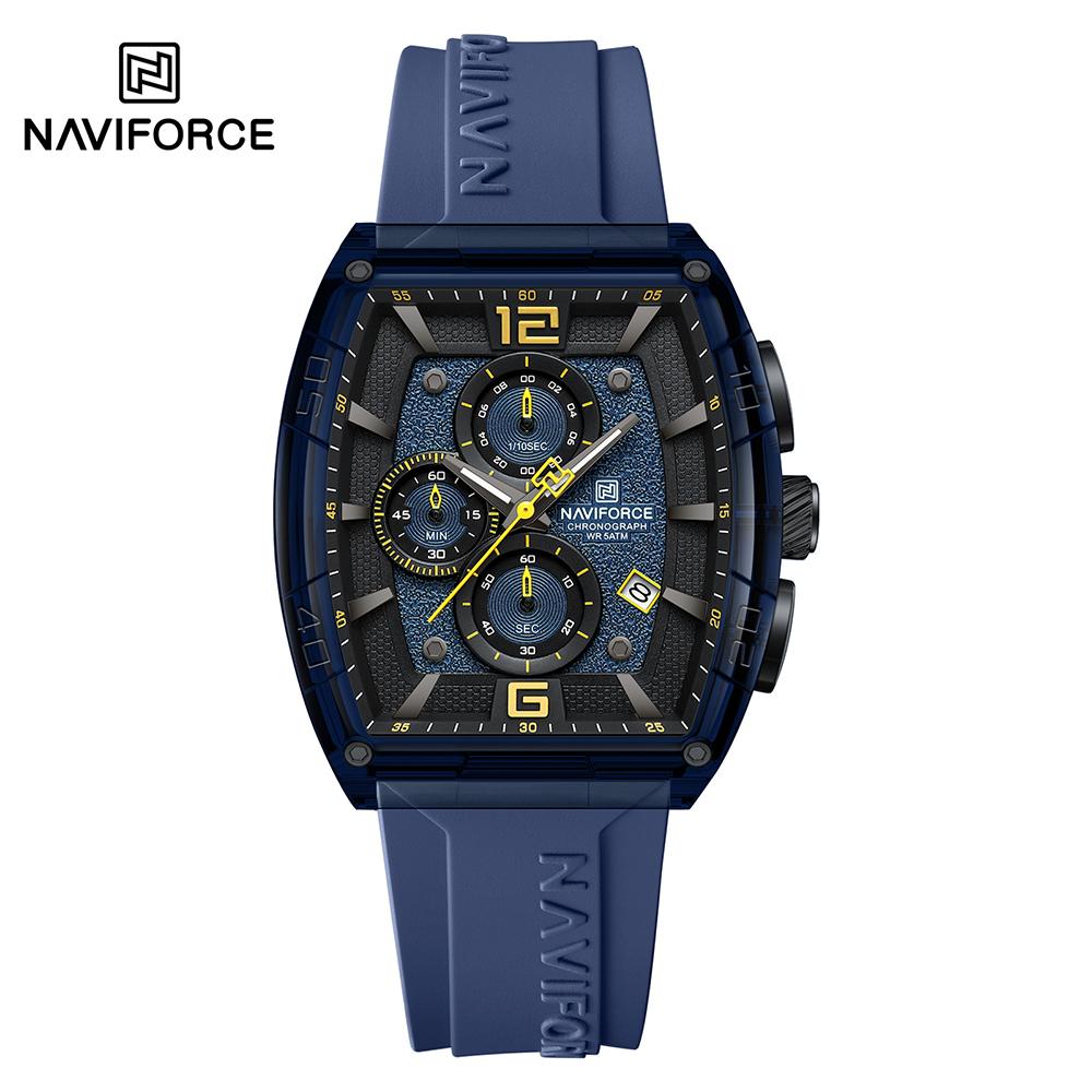 Naviforce Мужские часы-хронограф Кварцевый механизм Силиконовый ремешок Водонепроницаемые Люминесцентные стрелки Дата Квадратные Мужские Мальчик Модные аксессуары Часы NF6101 серый
Naviforce Мужские часы-хронограф Кварцевый механизм Силиконовый ремешок Водонепроницаемые Люминесцентные стрелки Дата Квадратные Мужские Мальчик Модные аксессуары Часы NF6101 серый