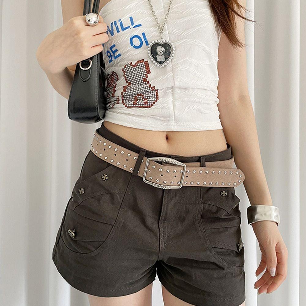 Gothic Rivet Waist Belt Designer Dress Jeans Belt Fashion Women s Belt Streetwear коричневий
Gothic Rivet Waist Belt Designer Dress Jeans Belt Fashion Women s Belt Streetwear коричневий