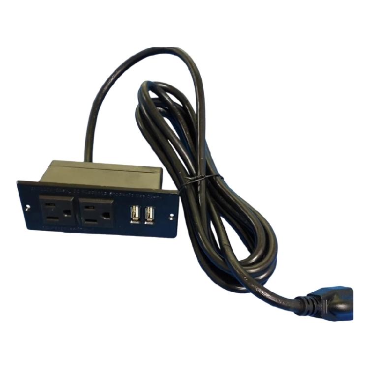 Invisible Desk Power Outlet 2AC Electrical Socket Double USB Chargers 3Meter Cord Workspaces Organization Safety
Invisible Desk Power Outlet 2AC Electrical Socket Double USB Chargers 3Meter Cord Workspaces Organization Safety