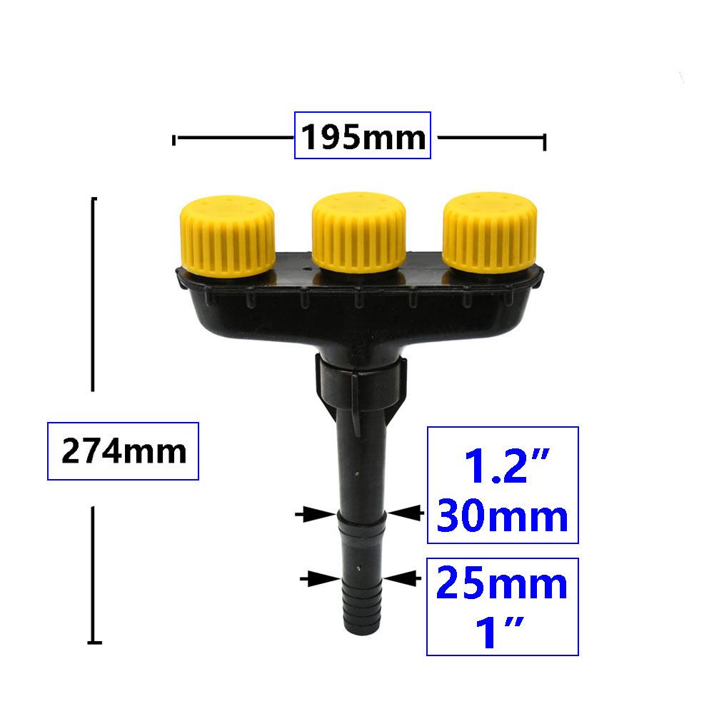 Garden Lawn Watering Sprinkler 3/4/5/6 Head Water Mist Nozzle For 1 1.2 Hose Garden Watering Irrigation Hand Sprayer 1pcs 3 x holes
Garden Lawn Watering Sprinkler 3/4/5/6 Head Water Mist Nozzle For 1 1.2 Hose Garden Watering Irrigation Hand Sprayer 1pcs 3 x holes