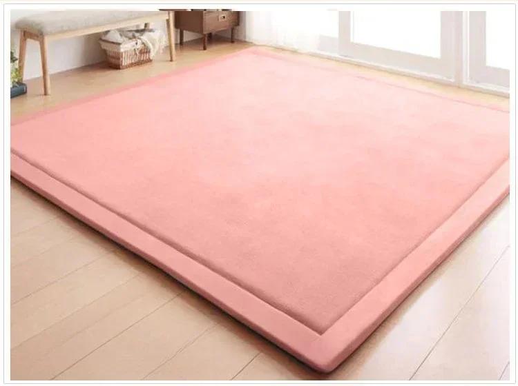 Coral Velvet Carpet for Living Room Home Decor Plain Colour Rugs Thickening Tatami Floor Mat Antiskid Play Mat for Children Room 80x200x2cm рожевий
Coral Velvet Carpet for Living Room Home Decor Plain Colour Rugs Thickening Tatami Floor Mat Antiskid Play Mat for Children Room 80x200x2cm рожевий