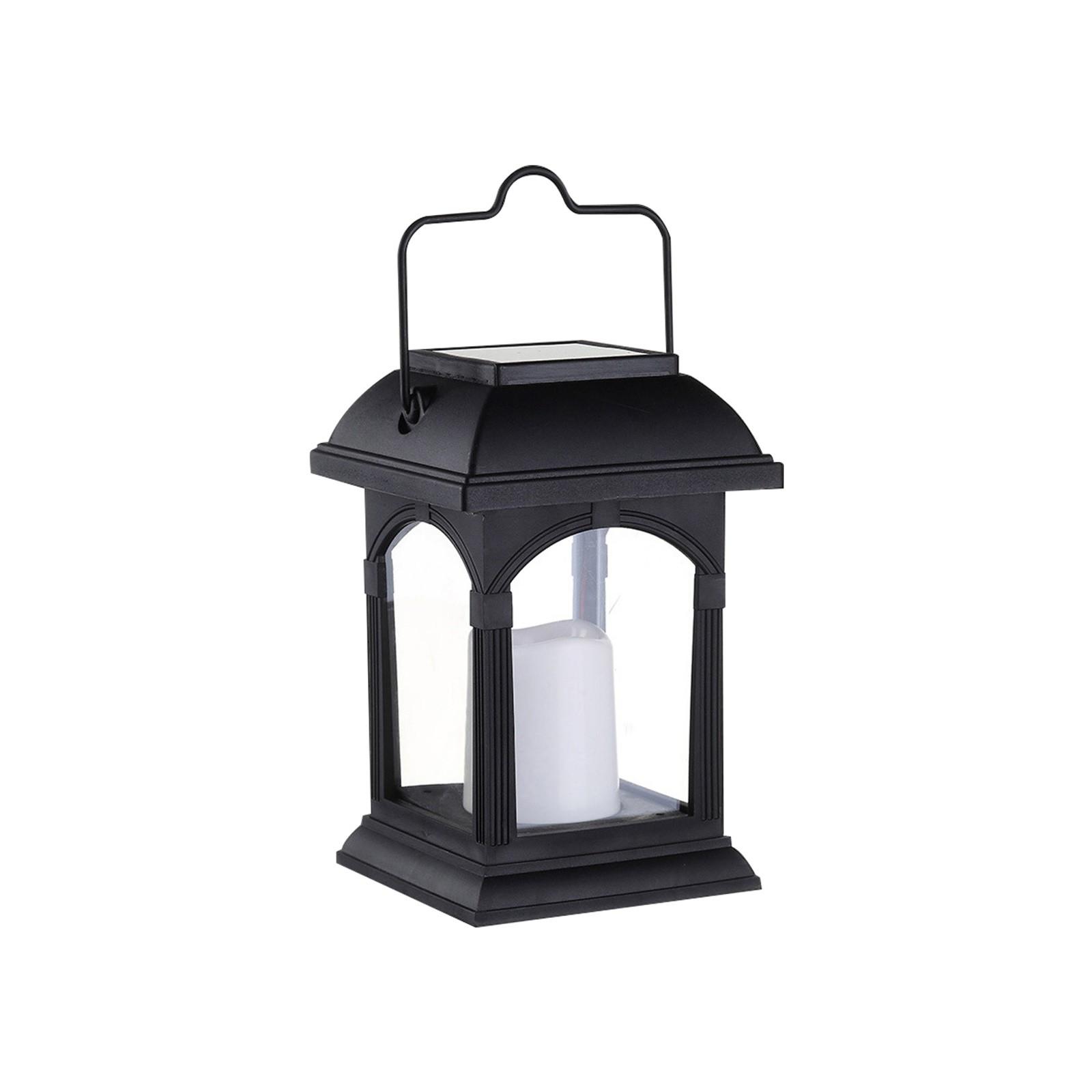 Solar Powered Portable Lantern with Handle for Outdoor Indoor Use Waterproof Decorative Lantern with LED Candle Light for Garden Patio Camping One Size чёрный
Solar Powered Portable Lantern with Handle for Outdoor Indoor Use Waterproof Decorative Lantern with LED Candle Light for Garden Patio Camping One Size чёрный