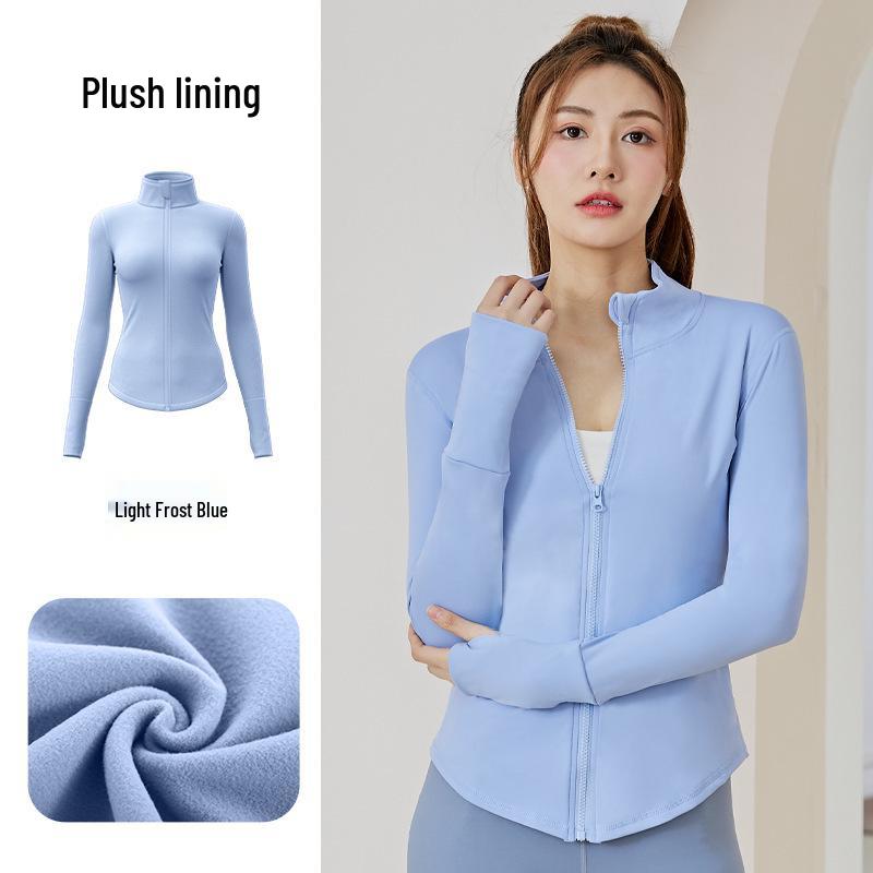 Куртка Juyi Hall на флисовой подкладке для осени/зимы для йоги и велоспорта со стойкой и молнией - Ветрозащитная спортивная одежда для бега и фитнеса S
Куртка Juyi Hall на флисовой подкладке для осени/зимы для йоги и велоспорта со стойкой и молнией - Ветрозащитная спортивная одежда для бега и фитнеса S