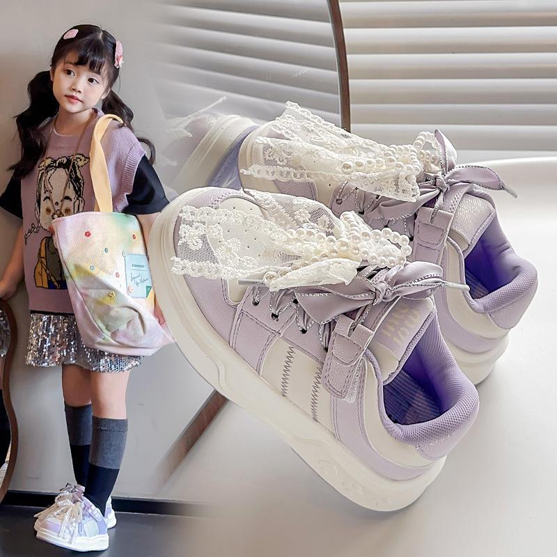 Girls low-top board shoes 2025 spring and autumn children s breathable sports shoes pearl fashion bow little girl white shoes 37 inner length 22.3cm фиолетовый
Girls low-top board shoes 2025 spring and autumn children s breathable sports shoes pearl fashion bow little girl white shoes 37 inner length 22.3cm фиолетовый