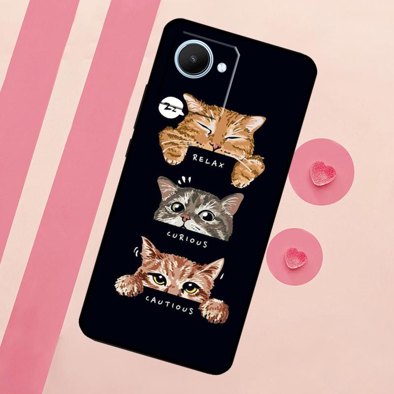 Funny Cat Art For Realme C71 C55 C53 C67 C75 C61 C33 C63 C51 C65 10 11 12 13 14 15 Pro Plus GT7 Pro Case Realme C31
Funny Cat Art For Realme C71 C55 C53 C67 C75 C61 C33 C63 C51 C65 10 11 12 13 14 15 Pro Plus GT7 Pro Case Realme C31