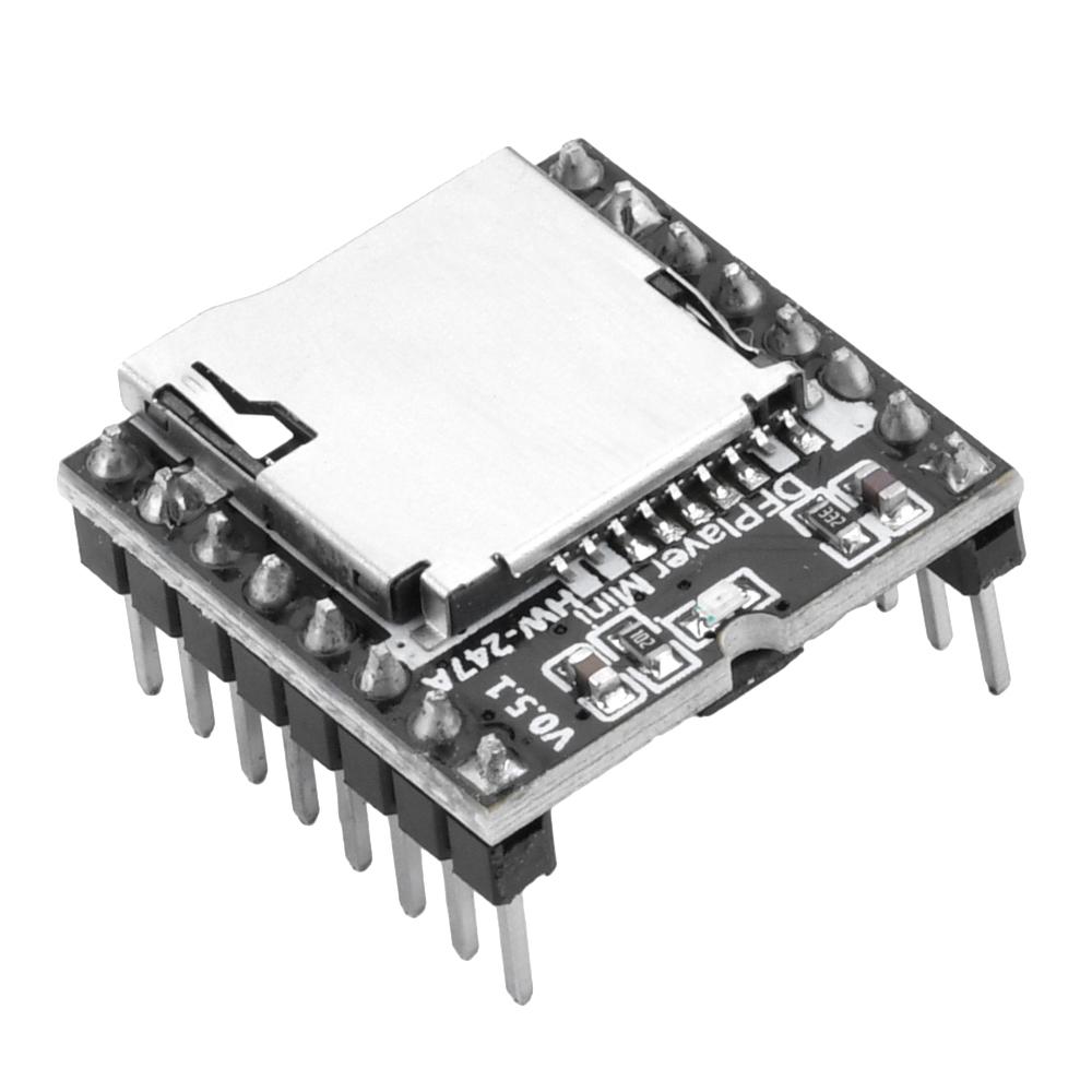 YX5200 DF Player Mini MP3 Player Module V3.0 16P TF Card U Disk DF Player Audio Voice Module Board DC 3.3V-5V For Arduino
YX5200 DF Player Mini MP3 Player Module V3.0 16P TF Card U Disk DF Player Audio Voice Module Board DC 3.3V-5V For Arduino