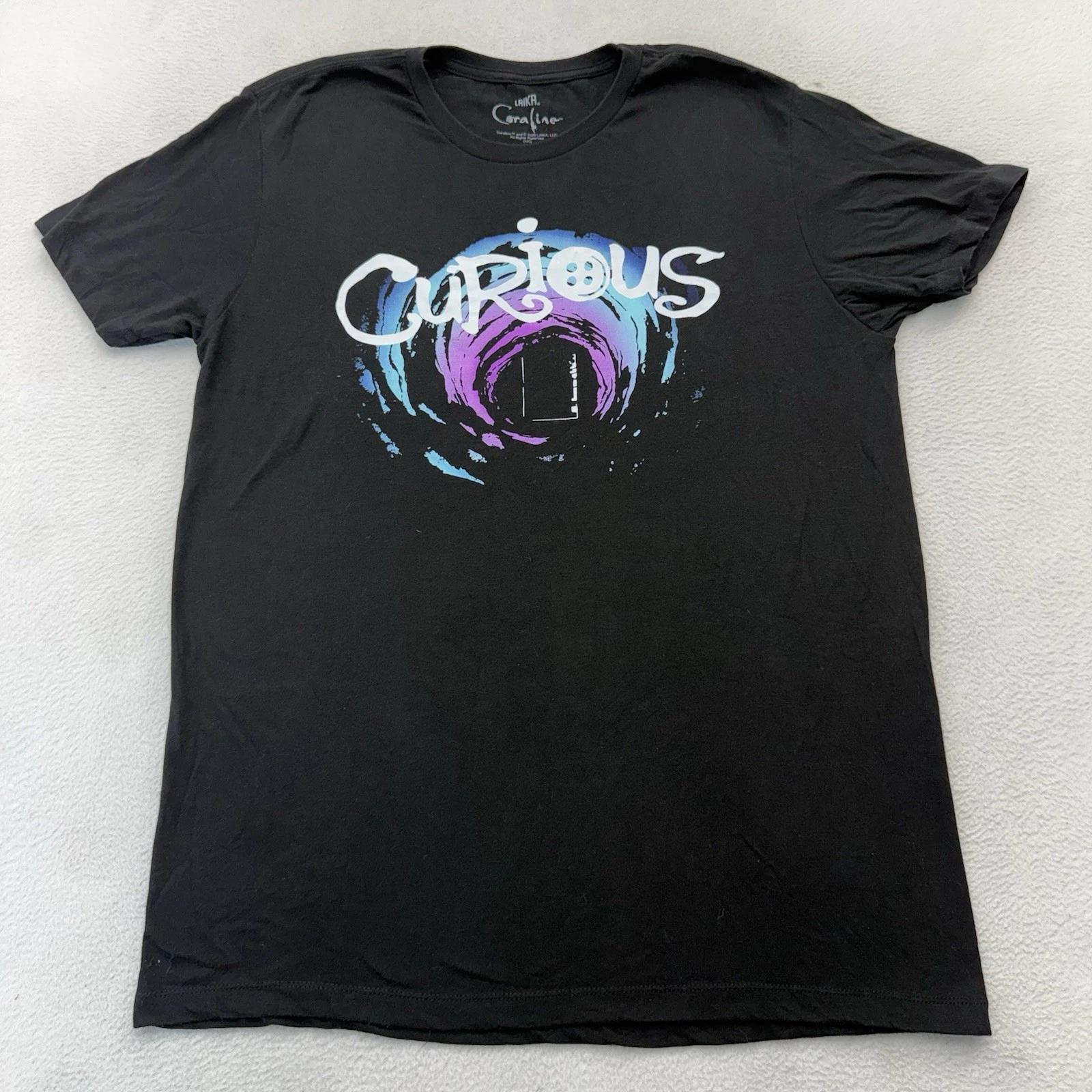 Laika Coraline Women s Portal Graphic Print T-Shirt 100% Cotton L Crew Neck 4XL
Laika Coraline Women s Portal Graphic Print T-Shirt 100% Cotton L Crew Neck 4XL