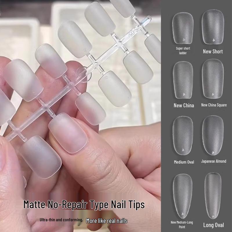 Gold Foil Matte Short Arc Nail Art Patches - Full & Half Cover Wearable False Nails F37 - New Medium Square (240 pieces/box)
Gold Foil Matte Short Arc Nail Art Patches - Full & Half Cover Wearable False Nails F37 - New Medium Square (240 pieces/box)