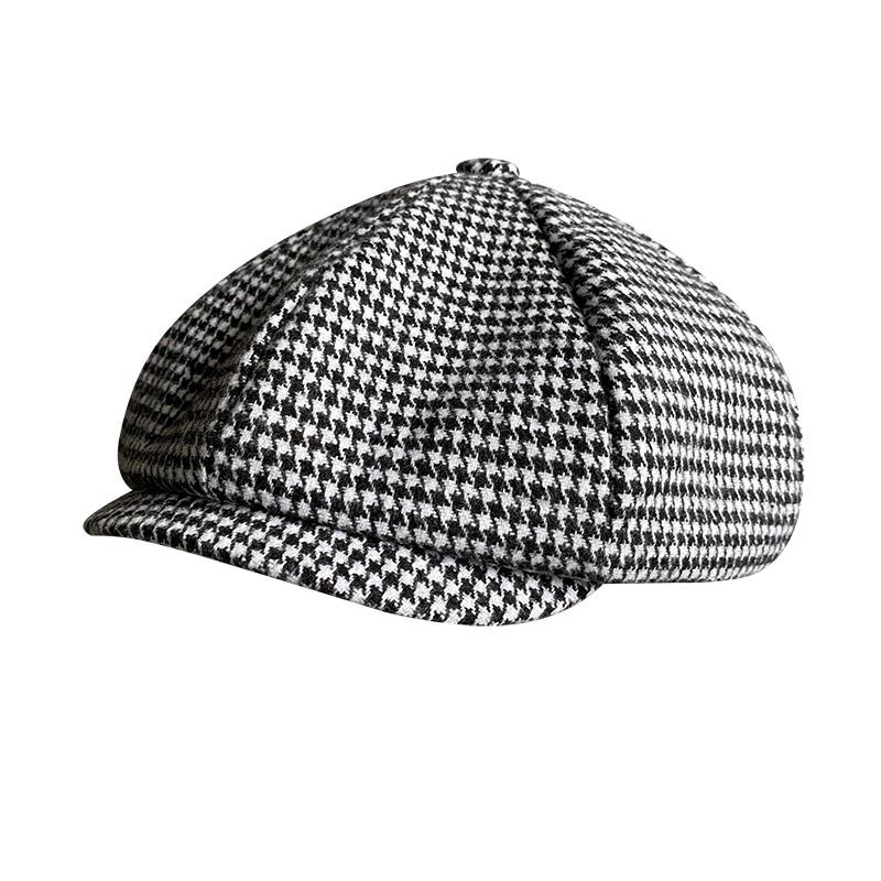 Retro Newsboy Cap Men Coffee Houndstooth Flat Caps Women Men British Painters Hat Soft Spring Autumn hats Octagonal Cap BLM394 XL 60-62CM сірий колір
Retro Newsboy Cap Men Coffee Houndstooth Flat Caps Women Men British Painters Hat Soft Spring Autumn hats Octagonal Cap BLM394 XL 60-62CM сірий колір