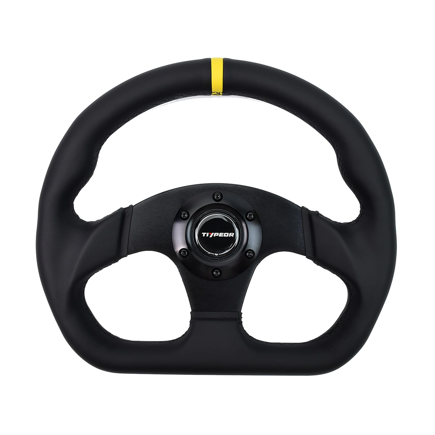 Tiypeor 320mm Microfiber Leather Car Modified Steering Wheel, D-Shaped Personalized Racing Drift Steering Wheel (Yellow)
Tiypeor 320mm Microfiber Leather Car Modified Steering Wheel, D-Shaped Personalized Racing Drift Steering Wheel (Yellow)