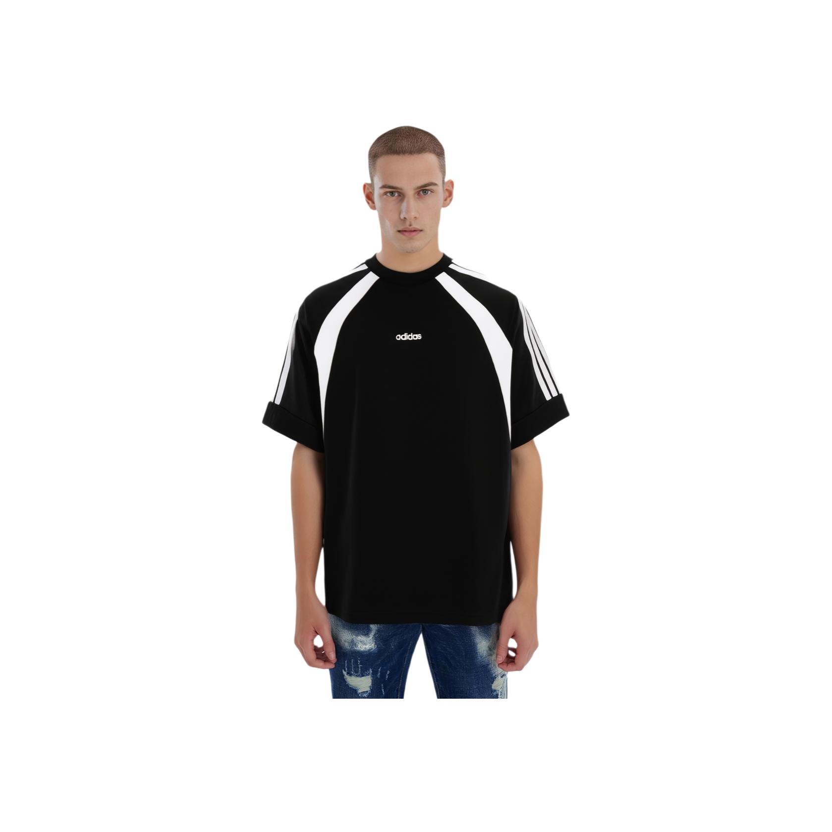 Adidas 3-Stripes Training Series Comfortable Versatile Crew Neck Short Sleeve T-Shirt Men Tops Black KB8502 2XL
Adidas 3-Stripes Training Series Comfortable Versatile Crew Neck Short Sleeve T-Shirt Men Tops Black KB8502 2XL