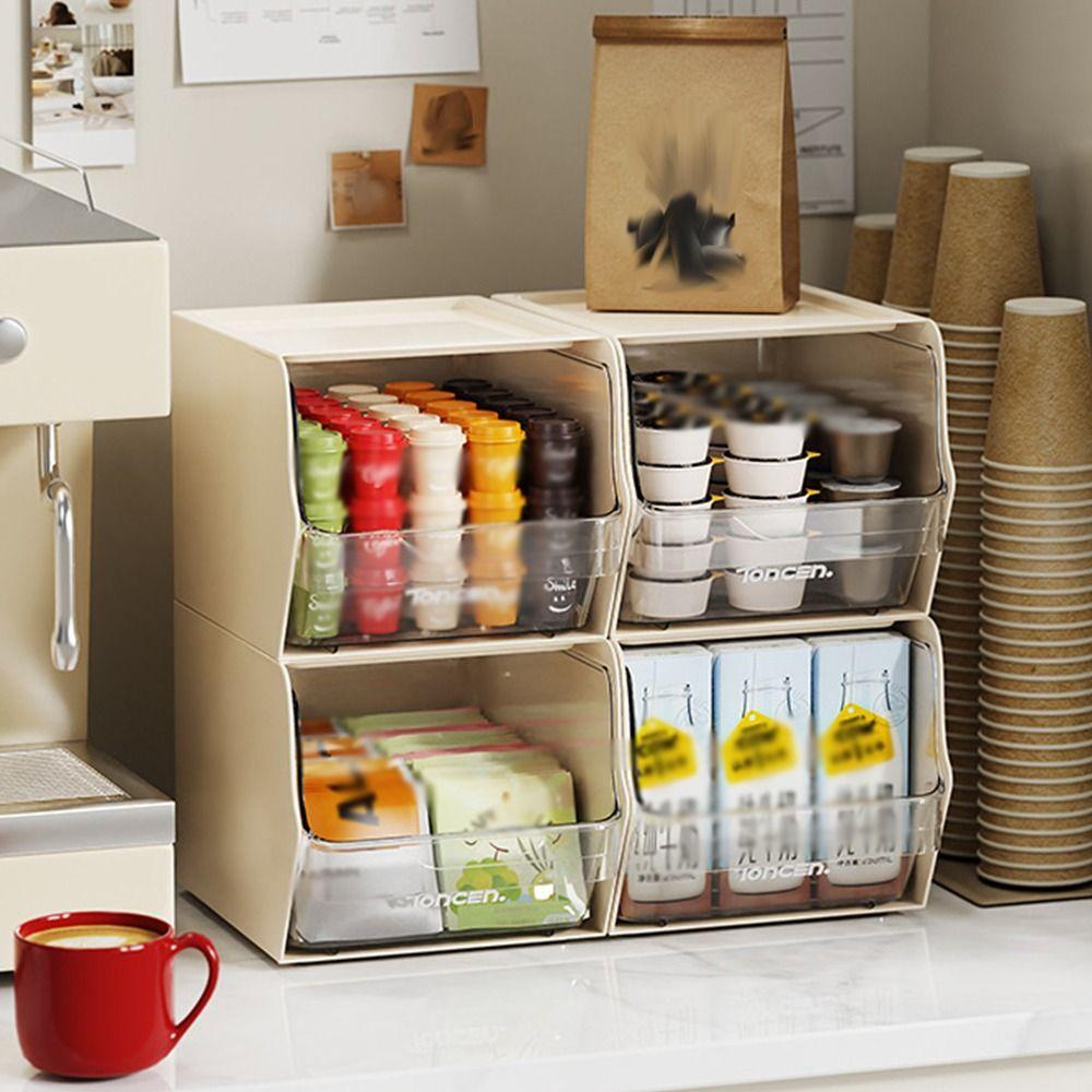 Creative Coffee Capsule Storage Box Space Saving Home Storage Shelf Desk Accessories білий
Creative Coffee Capsule Storage Box Space Saving Home Storage Shelf Desk Accessories білий