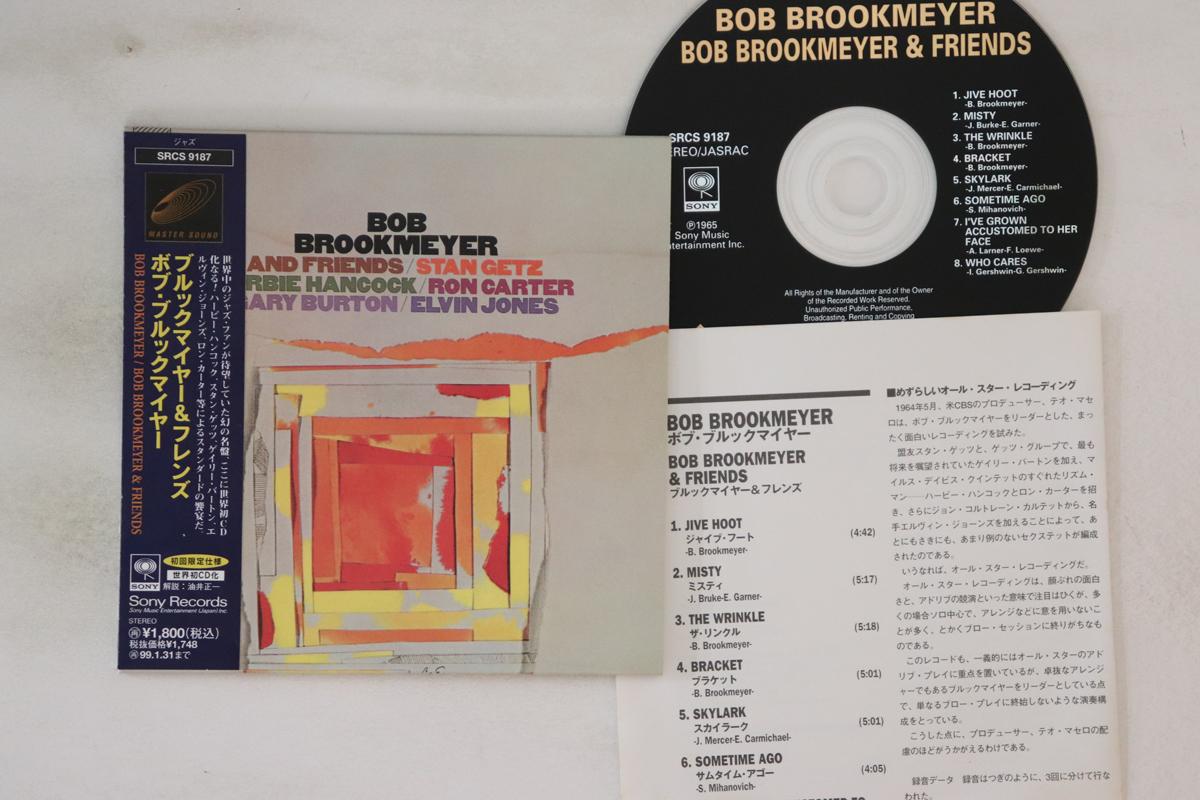 CD BOB BROOKMEYER - Bob Brookmeyer & Friends SRCS9187 Sony 1997 Japan Obi Jazz Used
CD BOB BROOKMEYER - Bob Brookmeyer & Friends SRCS9187 Sony 1997 Japan Obi Jazz Used