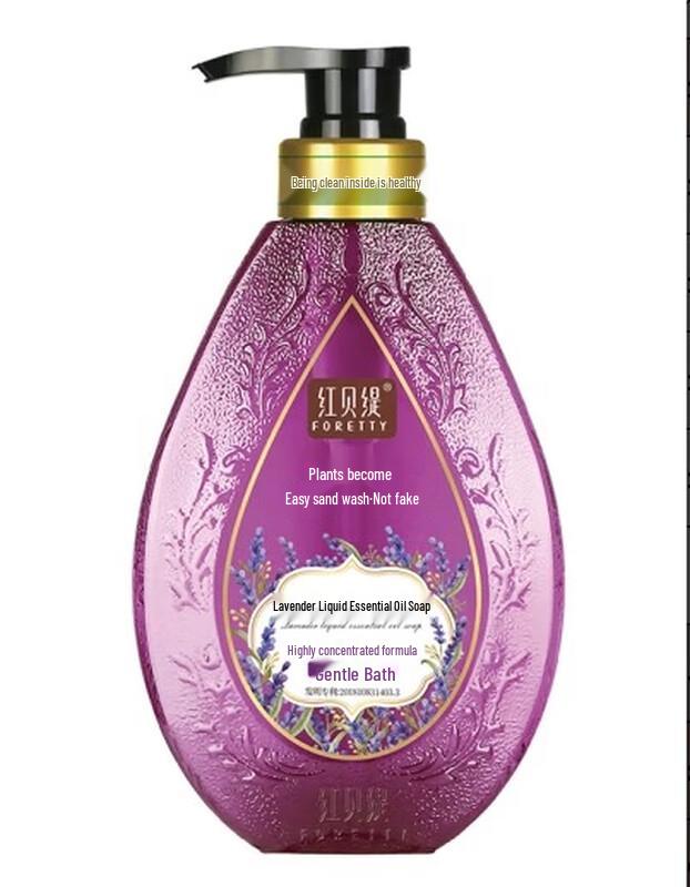 Foretty Lavender Liquid Essential Oil Bath Soap, 520ml
Foretty Lavender Liquid Essential Oil Bath Soap, 520ml